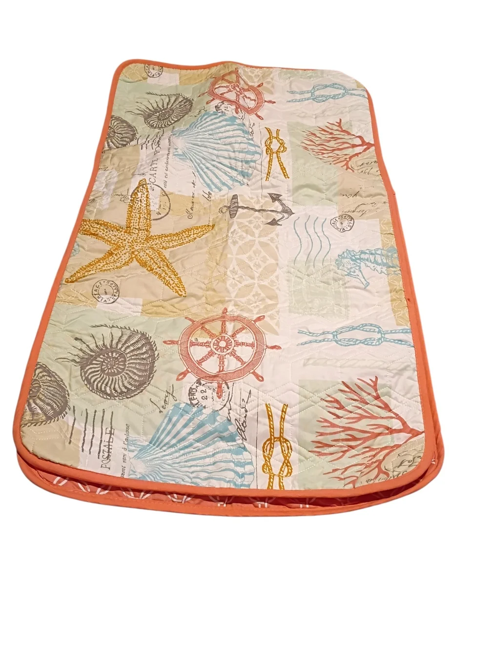Geneva Home Fashion King Pillow Shams in Great Condition.  Under The Sea